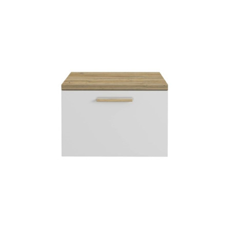 Chevet 1 tiroir MIA blanc/chêne