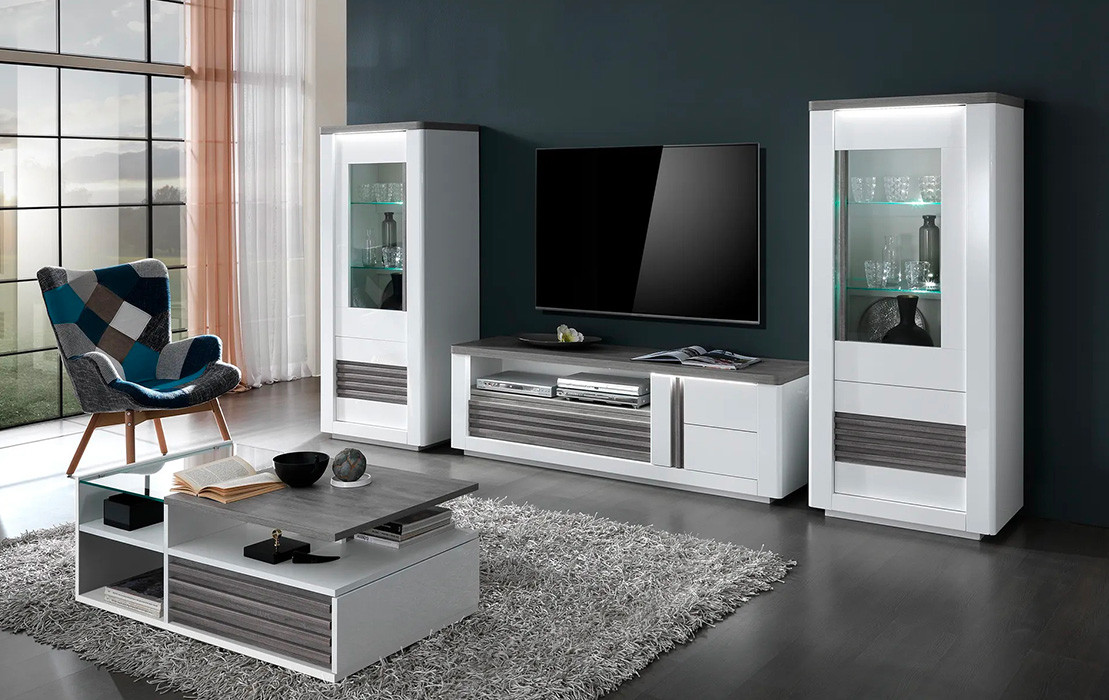 Grand meuble TV : 4 styles pour personnaliser votre salon- Le blog de  Gallery Tendances